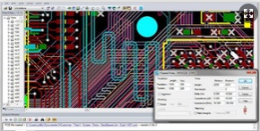 Vẽ đường mạch Layout